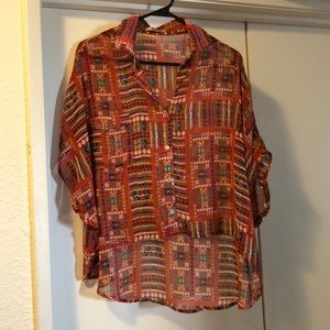 Loose, fun, light shirt perfect for this spring!